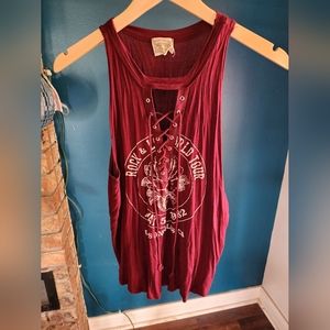 Burgundy Dirtee Laundry Tank